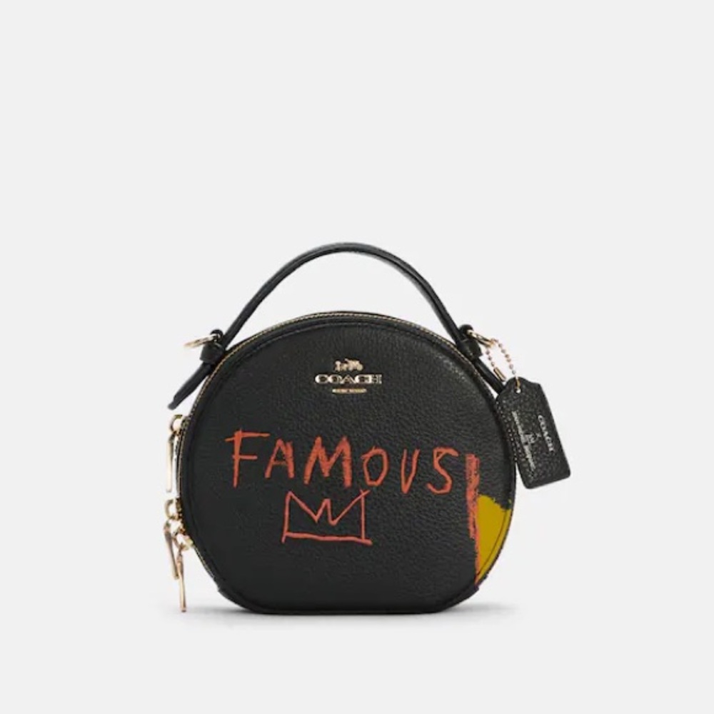 COACH X Jean Michel Basquiat C5657 Canteen Crossbody NWT leather